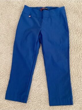 Y2K Peck & Peck royal blue capris
